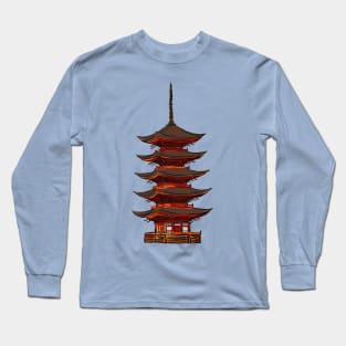 Image of a pagoda Long Sleeve T-Shirt